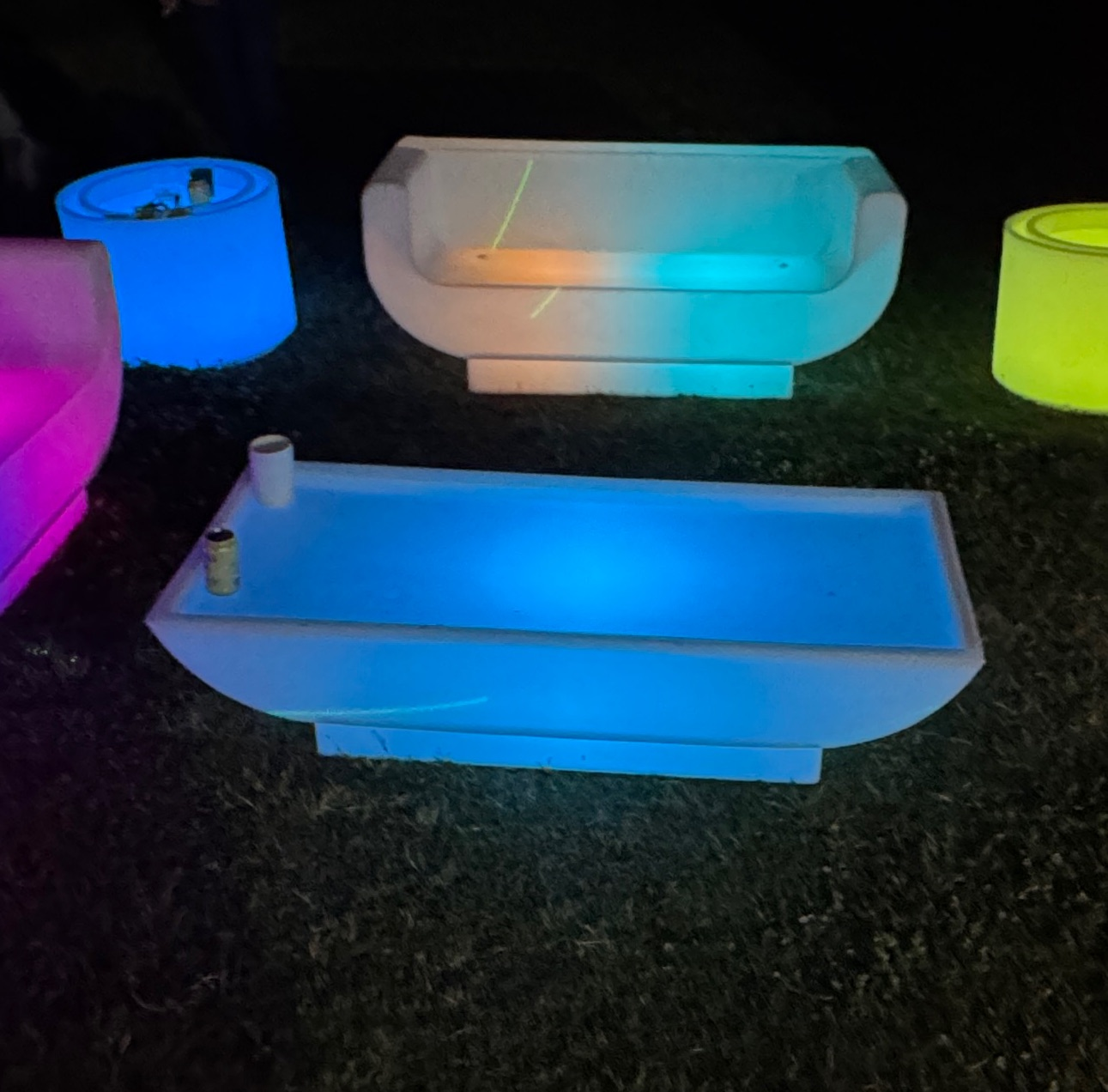 Mesa cóctel LED