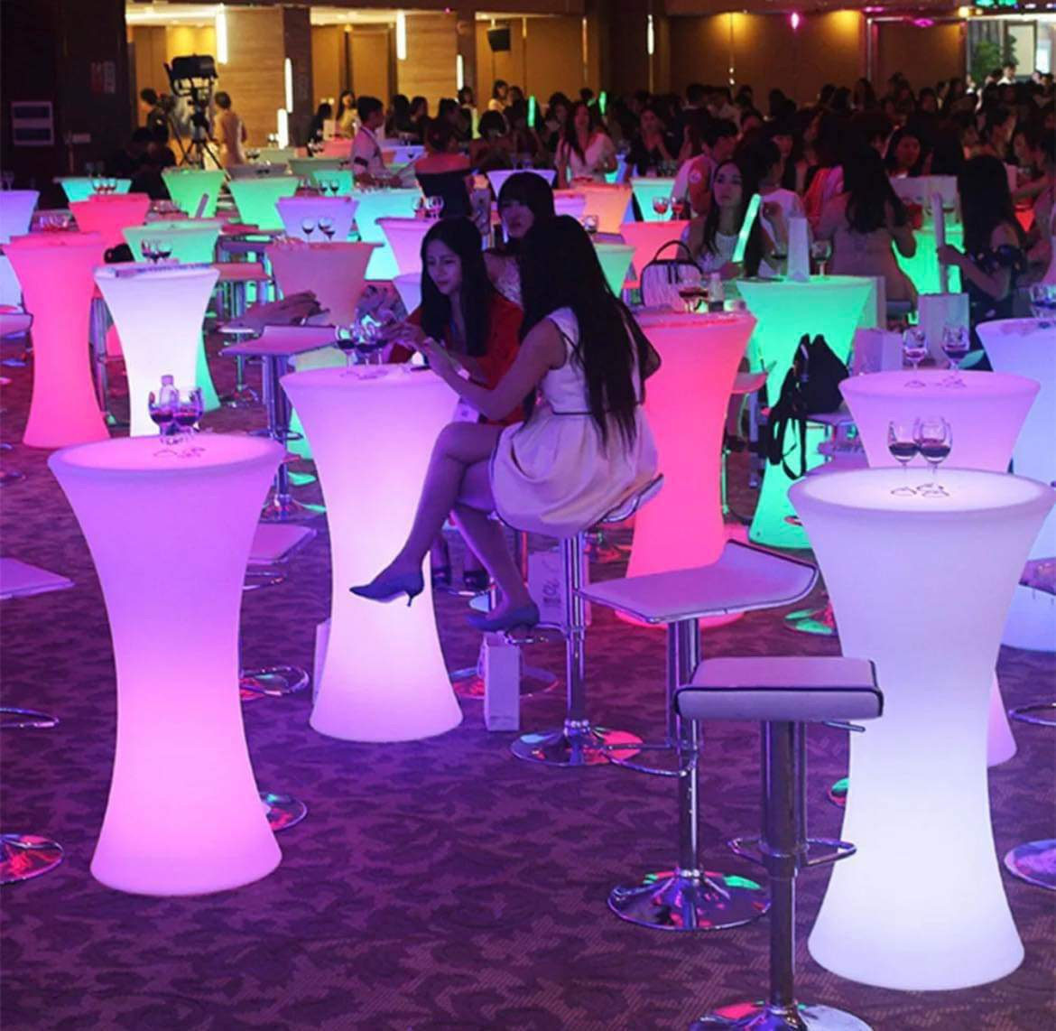 Mesas altas LED