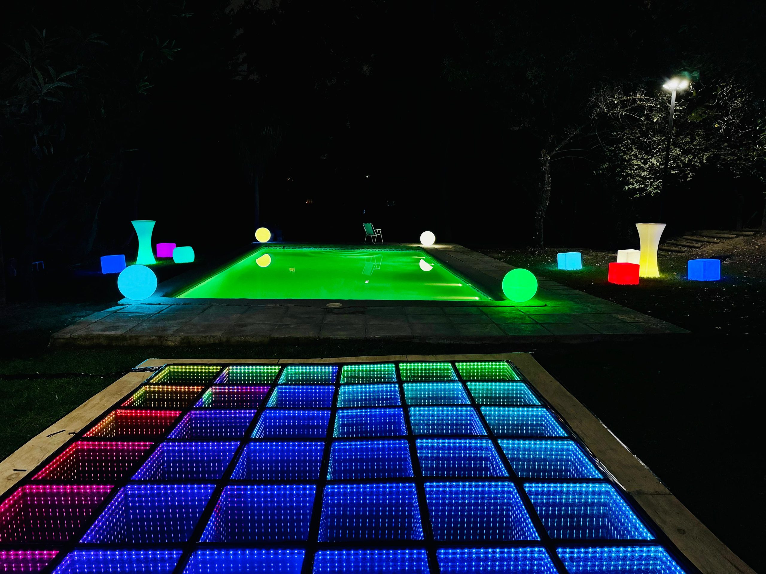Evento Parcelación con Pista LED 2
